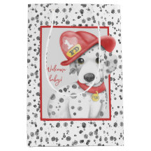 Niedliche Feuerwehrdusche Dalmatiner