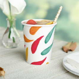 Niedliche Fiesta Geburtstagspapier-Cups Pappbecher
