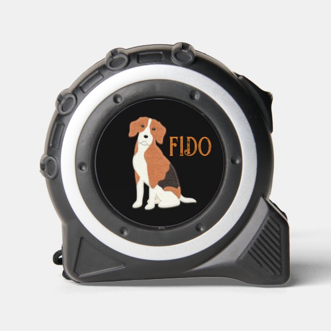 Niedliche Filz-Look Beagle-Hundemessung Maßband (Vorderseite)