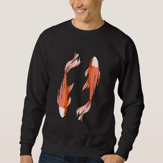 Niedliche Fischbekleidung Sweatshirt (Vorderseite)