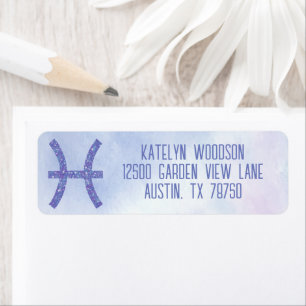 Niedliche Fische Astrologie Signieren Personalisie