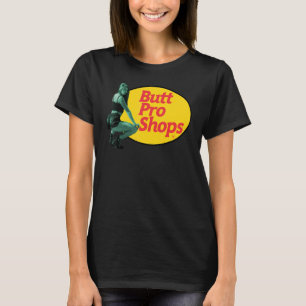 Niedliche Fischerei Twerking Girl Hintern Pro Shop T-Shirt