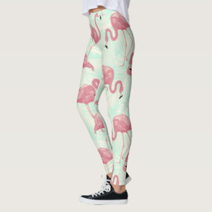 Niedliche Flamingo-Muster Leggings