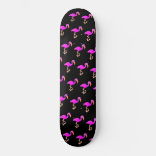 Niedliche Flamingos - glücklich Skateboard