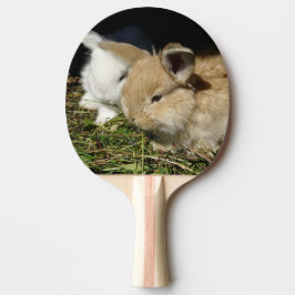 Niedliche, flauschige Bundsen Tischtennis Schläger