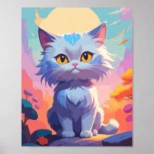 Niedliche Flaute Poster