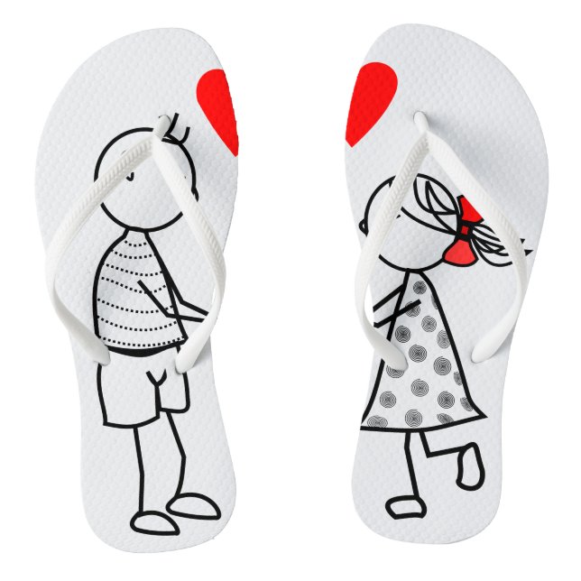 Niedliche Flip Flops (Fußbett)