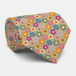 Niedliche Flora Wiadow Pattern Neck Tie Krawatte