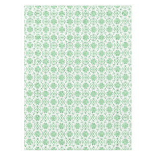 Niedliche florale Damask Stylie Muster grün und we Tischdecke