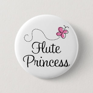 Niedliche Flöten-Prinzessin Button