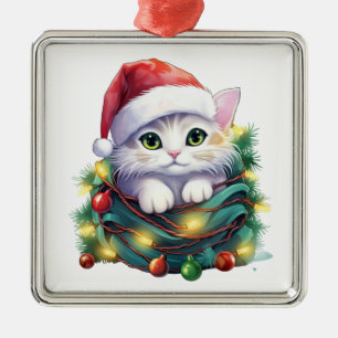 NIEDLICHE FLUFFY-URLAUB KÜCHE MIT LICHT ORNAMENT AUS METALL