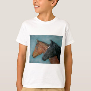 niedliche Forelle Kastanienfaustpferde T-Shirt