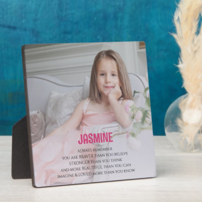 Niedliche Foto-Anführungsstochter Fotoplatte (Von Creator hochgeladen)