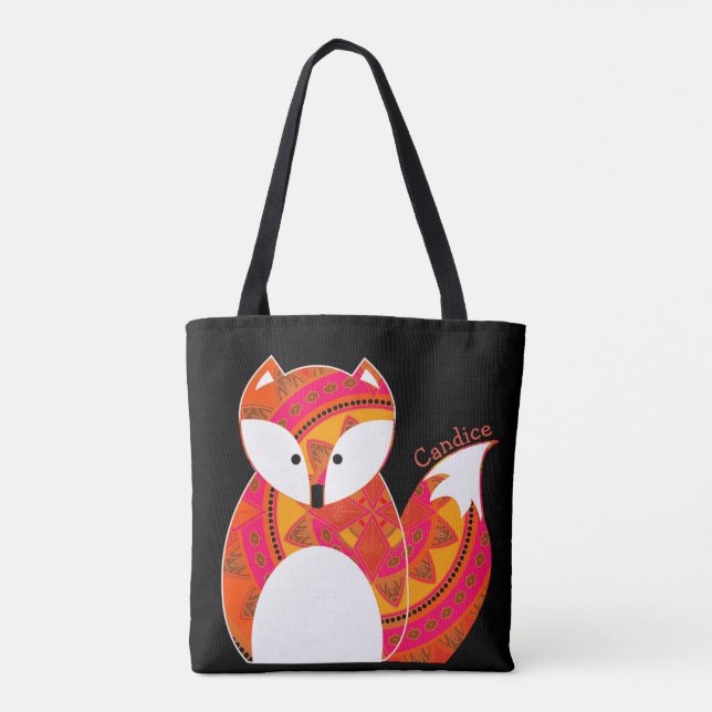 Niedliche Fox-Tasche Tasche (Rückseite)