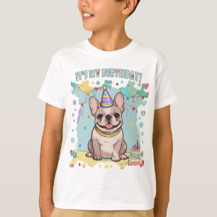 Niedliche französische Bulldogge Pastel T-Shirt