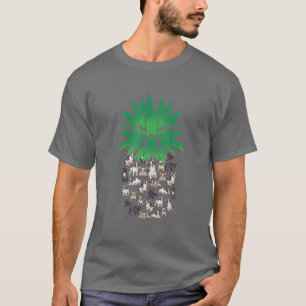 Niedliche französische Bulldogs Ananas Animal Love T-Shirt