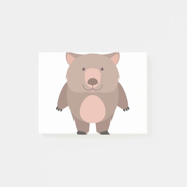 Niedliche Frau Post-it Klebezettel (Vorderseite)
