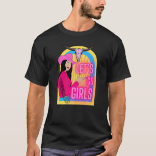 Niedliche Frauen Land gehen Mädchen Western rodeo T-Shirt