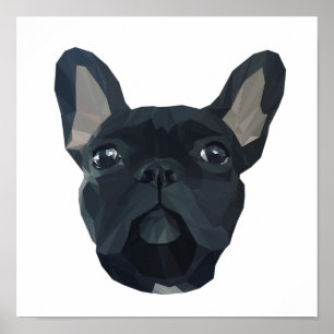 Niedliche Frenchie-Bulldogge Poster