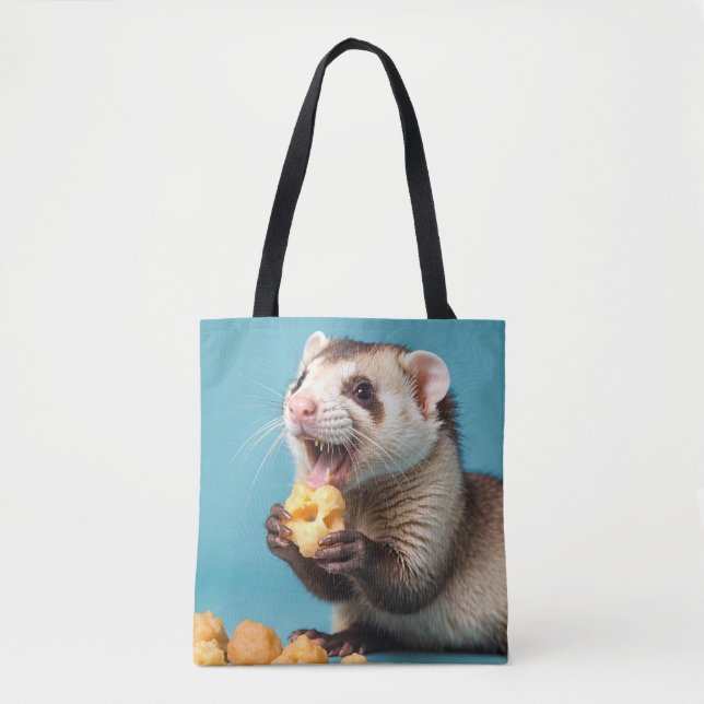 Niedliche Fresken essen Käse Tasche (Vorderseite)