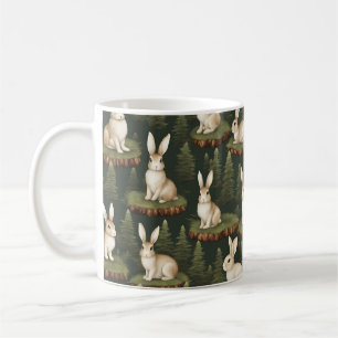 Niedliche Freudenzwiebeln im Hintergrund Kaffeetasse