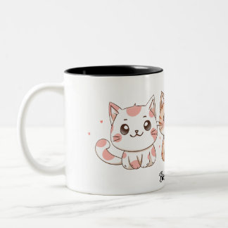 niedliche Freunde Zweifarbige Tasse