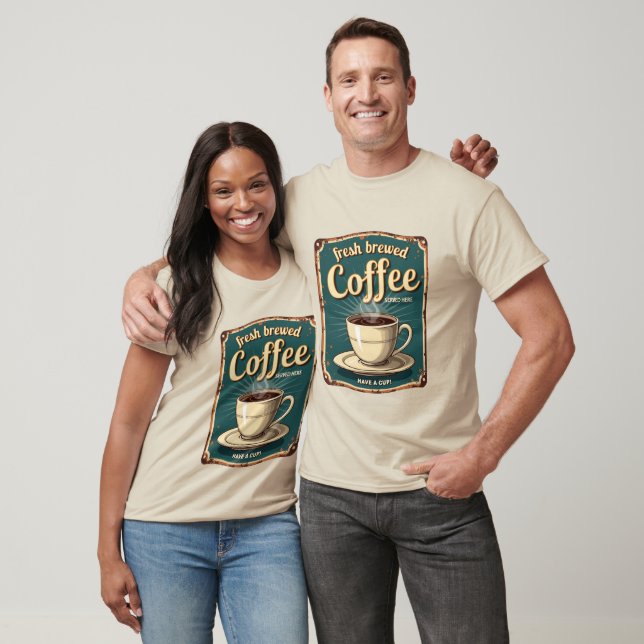Niedliche Frischkaffee T-Shirt (Unisex)