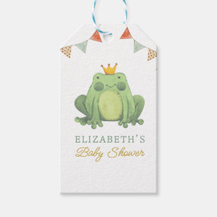 Niedliche Frog-Kinderdusche Geschenkanhänger