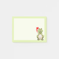 Niedliche Frosch-Liebe Zeichne Grün