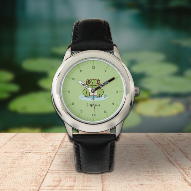 Niedliche Froschbeobachtung mit Zahlen Armbanduhr (Cute Frog Watch with Numbers)