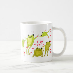 Niedliche Froschdarstellung Kaffeetasse