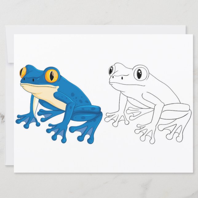 Niedliche Froschfärberseite (Vorderseite)