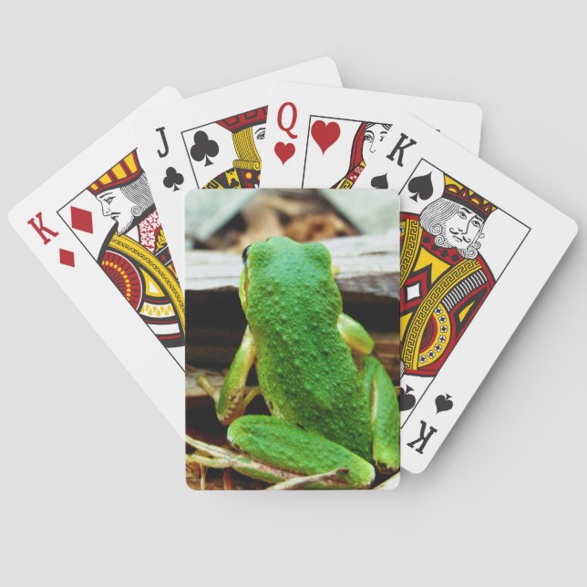 Niedliche Froschspielkarten Spielkarten (Rückseite)
