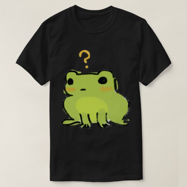Niedliche Froschtapete (8) T-Shirt (Design vorne)