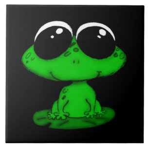 niedliche Froschziegel Fliese
