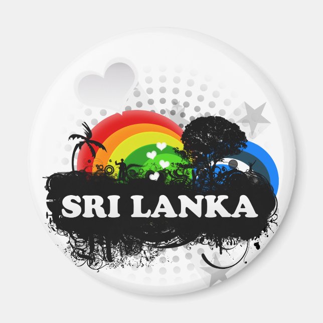 Niedliche Frucht Sri Lanka Magnet (Vorne)