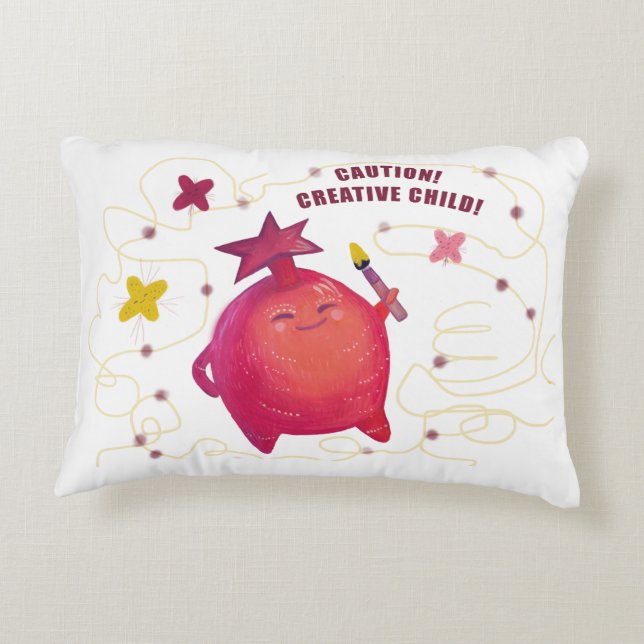 Niedliche Früchte Akzent Kissen (Rückseite)