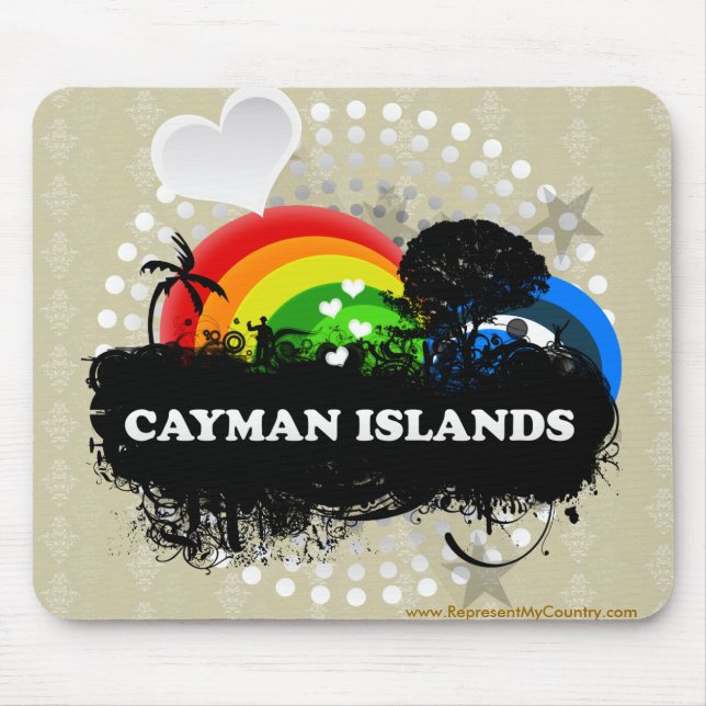 Niedliche fruchtige Cayman Islands Mousepad (Vorne)