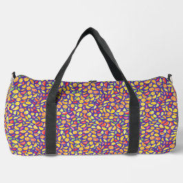 Niedliche Fruchtscheiben auf Lila Wasserfarbmuster Duffle Bag