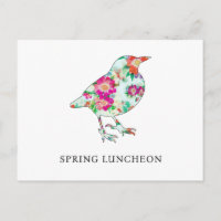 Niedliche Frühlings-Lunch-Einladung