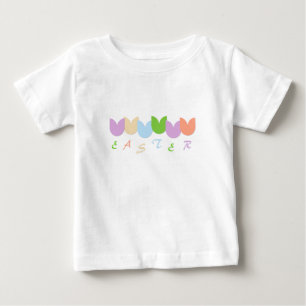 Niedliche Frühlingshuppen, 6-Buchstaben-Namen-Pers Baby T-shirt