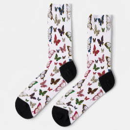 Niedliche Frühlingsschmetterlinge Socken