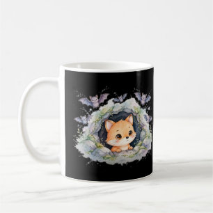 Niedliche Fuchs-Fledermaus-Höhlen-Freunde Kaffeeta Kaffeetasse
