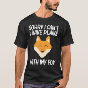 Niedliche Füchse für Männer Besitzer von Haustiere T-Shirt