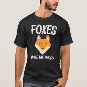 Niedliche Füchse für Männer Besitzer von weibliche T-Shirt