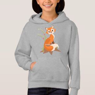 niedliche Fuchsmädchen Hoodie