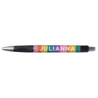 Niedliche Fun Rainbow Stripes Personalisiert