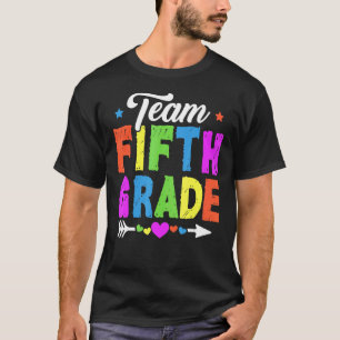 Niedliche Fünfte Klasse Lehrer Lehrer Kinder zurüc T-Shirt