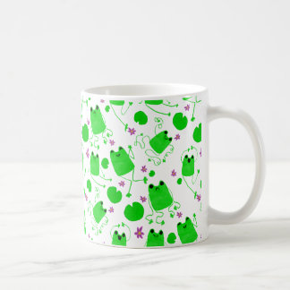 Niedliche Funky Little Frogs Kaffeetasse