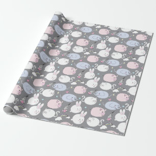 Niedliche Funny Animals Geschenkpapier